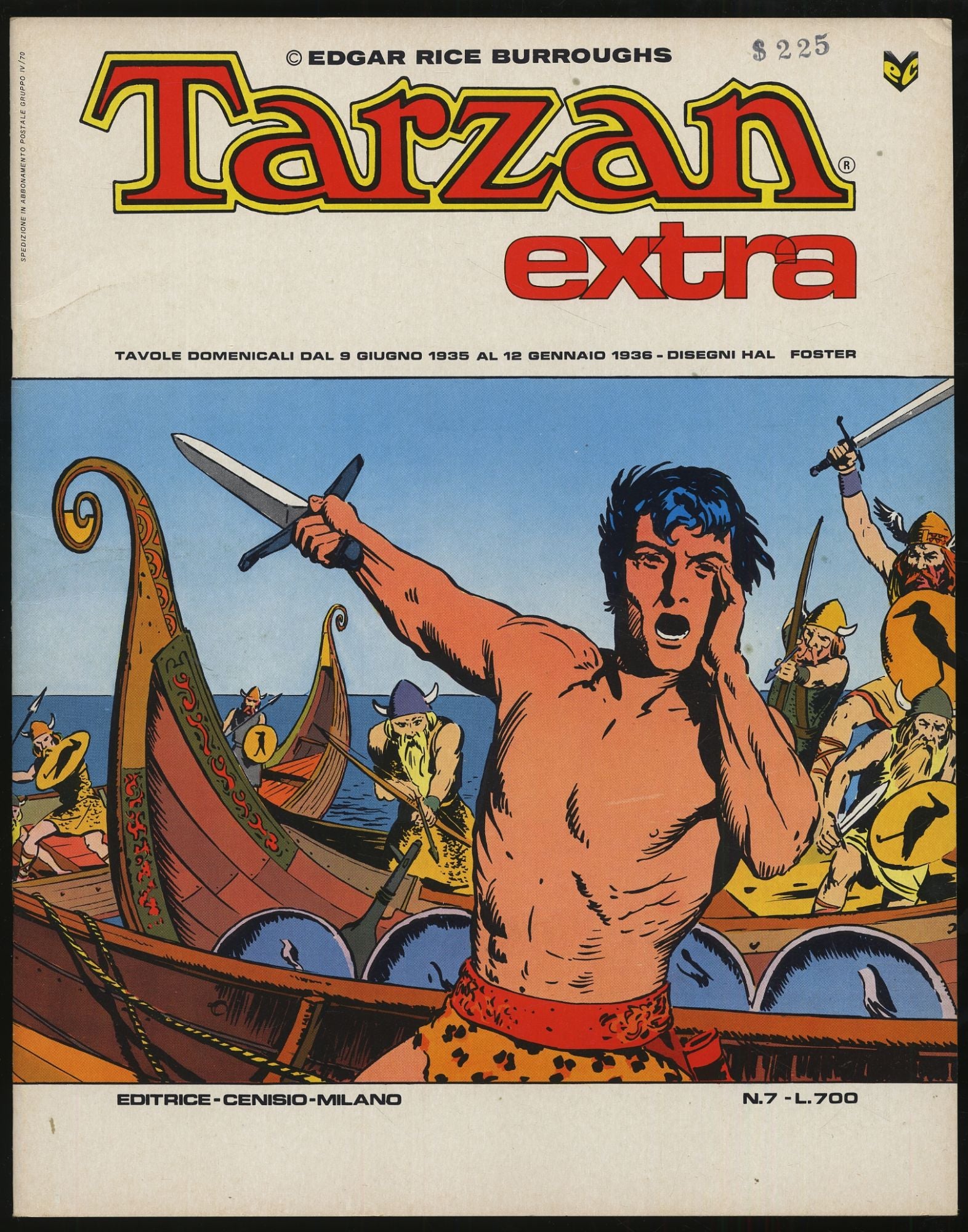 Tarzan Extra No. 7 by Edgar Rice BURROUGHS, Hal FOSTER on Between the Covers