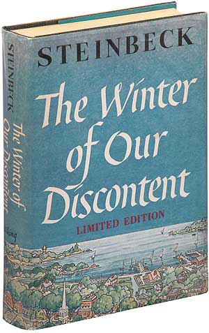 Item #295567 The Winter of Our Discontent. John STEINBECK.