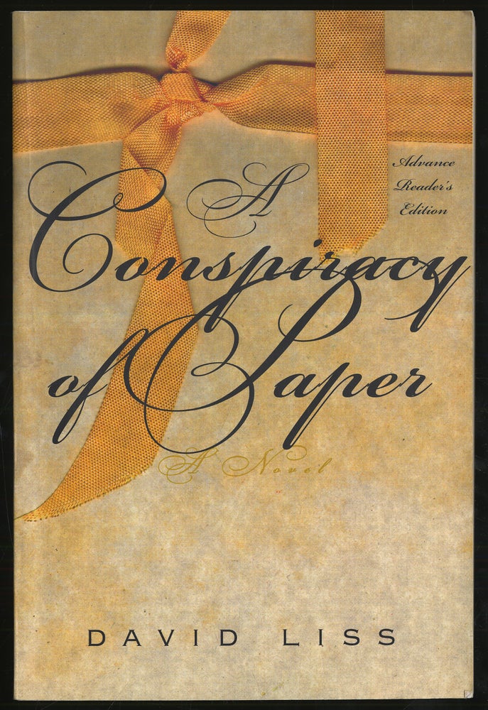 Item #296484 A Conspiracy of Paper. David LISS.