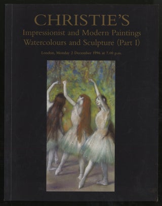 Item #298042 Impressionist and Modern Paintings Watercolours and Sculpture (Part I