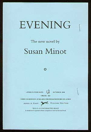 Item #29929 Evening. Susan MINOT.