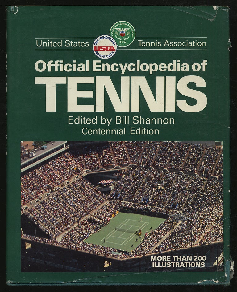 Item #299410 Official Encyclopedia of Tennis. Bill SHANNON.