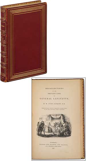 Item #299515 Recollections of the Private Life of General Lafayette. M. Jules CLOQUET.