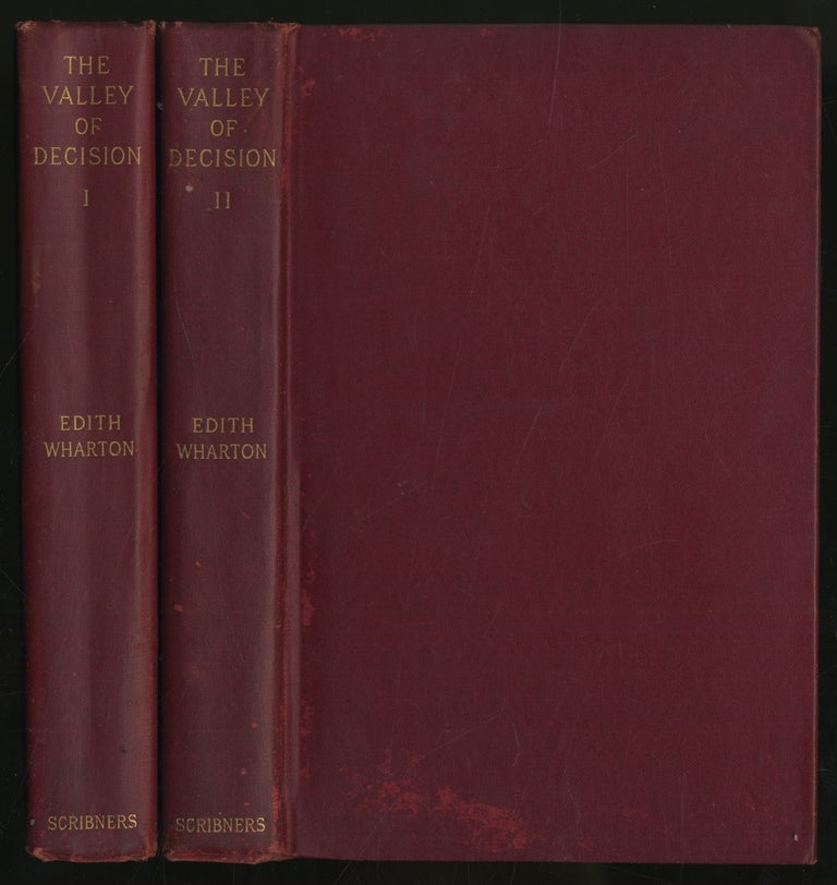 Item #299590 The Valley of Decision. Edith WHARTON.