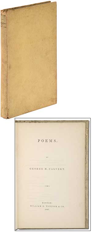 Poems. George H. CALVERT.