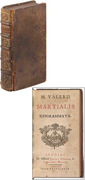 Item #300847 Epigrammata. M. Valerii MARTIALIS.