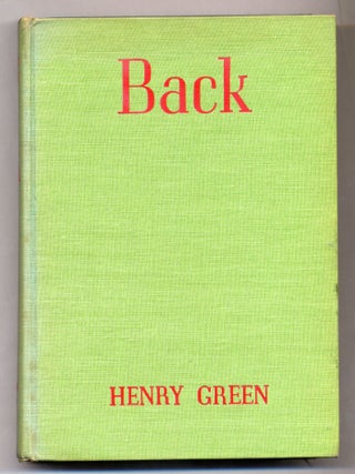 Item #301523 Back. Henry GREEN