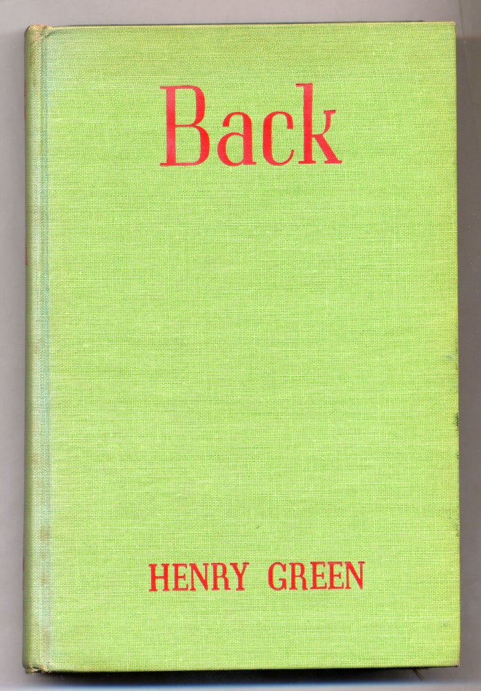 Item #301523 Back. Henry GREEN.
