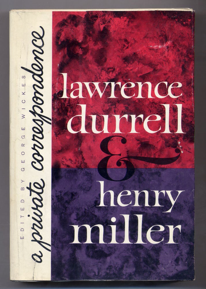 Item #301728 A Private Correspondence. Lawrence DURRELL, Henry Miller.