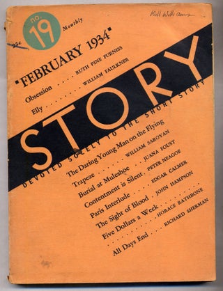 Item #301782 Story: Devoted Solely to the Short Story Number 19. William FAULKNER, William Saroyan
