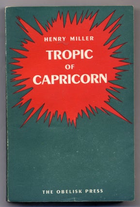 Item #301808 Tropic of Capricorn. Henry MILLER