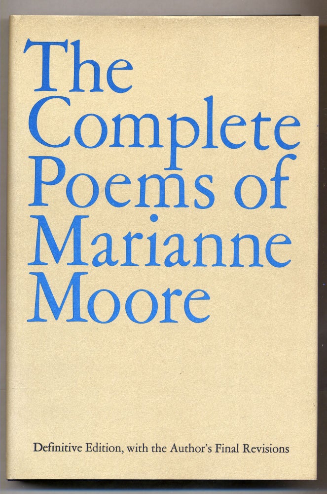 Item #301863 The Complete Poems of Marianne Moore. Marianne MOORE.