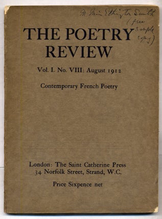 Item #301895 The Poetry Review