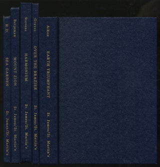 Item #302021 Poetry Reprint Series Set One: Sea Garden by H.D.; Over the Brazier by Robert...