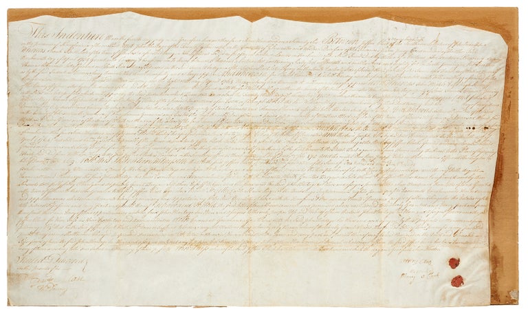 Item #302022 [Document]: This Indenture made the fourth day [of] July in the Year of Our Lord One Thousand Seven Hundred and Seventy Six Between Jeffery Clark and Mary, his wife of the Southern Liberties of Philadelphia...