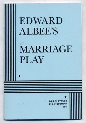 Item #302393 Marriage Play. Edward ALBEE
