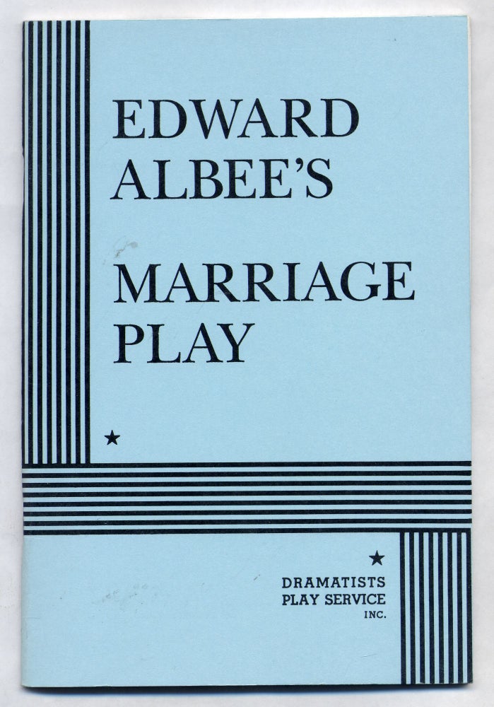 Item #302393 Marriage Play. Edward ALBEE.