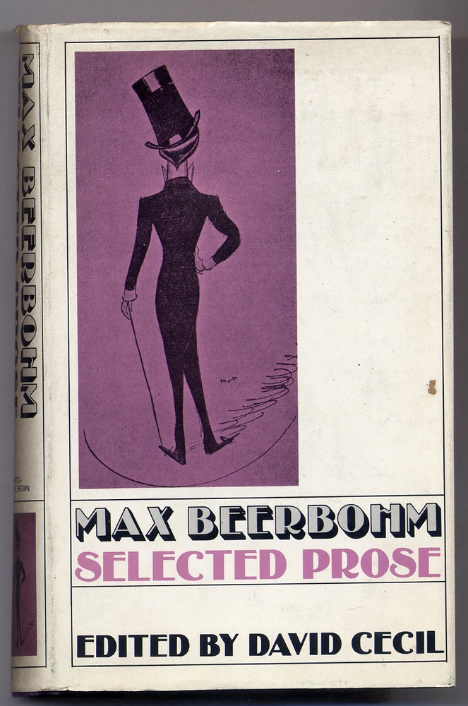Item #303091 Selected Prose. Max BEERBOHM.
