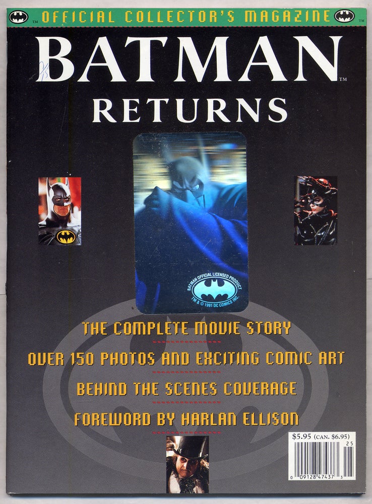 Item #304798 Batman Returns Official Collector's Magazine: The Complete Movie Story, Over 150 Photos and Exciting Comic Art, Behind the Scenes Coverage