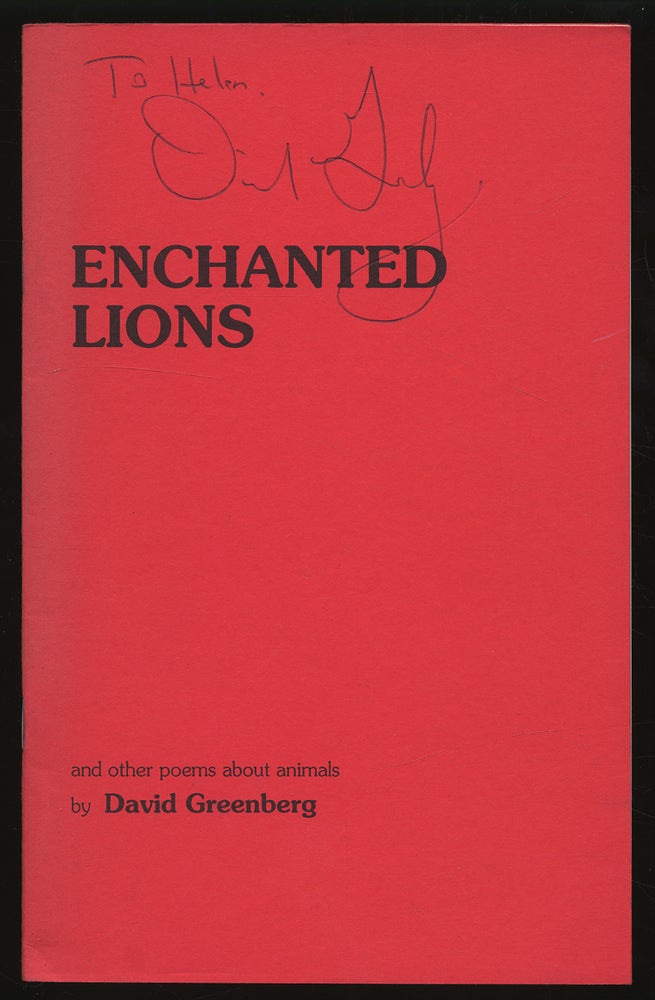 Item #305151 Enchanted Lions. David GREENBERG.