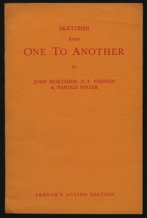 Item #305336 Sketches from One to Another. John MORTIMER, N. F. Simpson, Harold Pinter