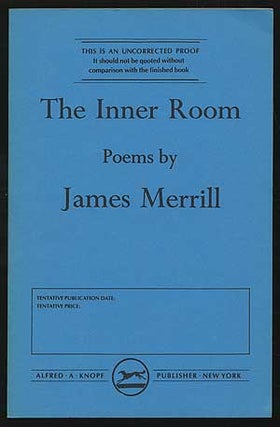 Item #306117 The Inner Room. James MERRILL