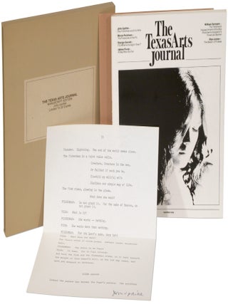 The Texas Arts Journal: Manuscript Edition. John UPDIKE.