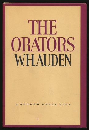 Item #306614 The Orators: An English Study. W. H. AUDEN