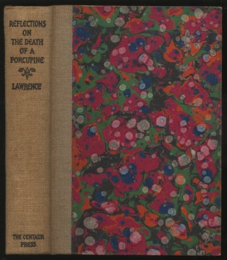 Item #306786 Reflections on the Death of a Porcupine. D. H. LAWRENCE