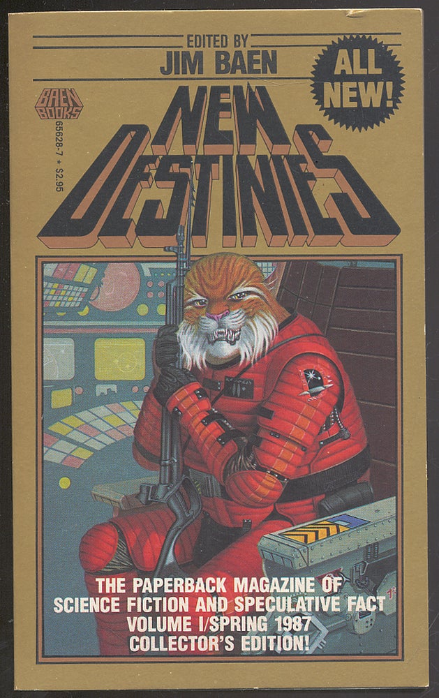 Item #306845 New Destinies: Spring Edition 1987, Volume 1. Jim BAEN.