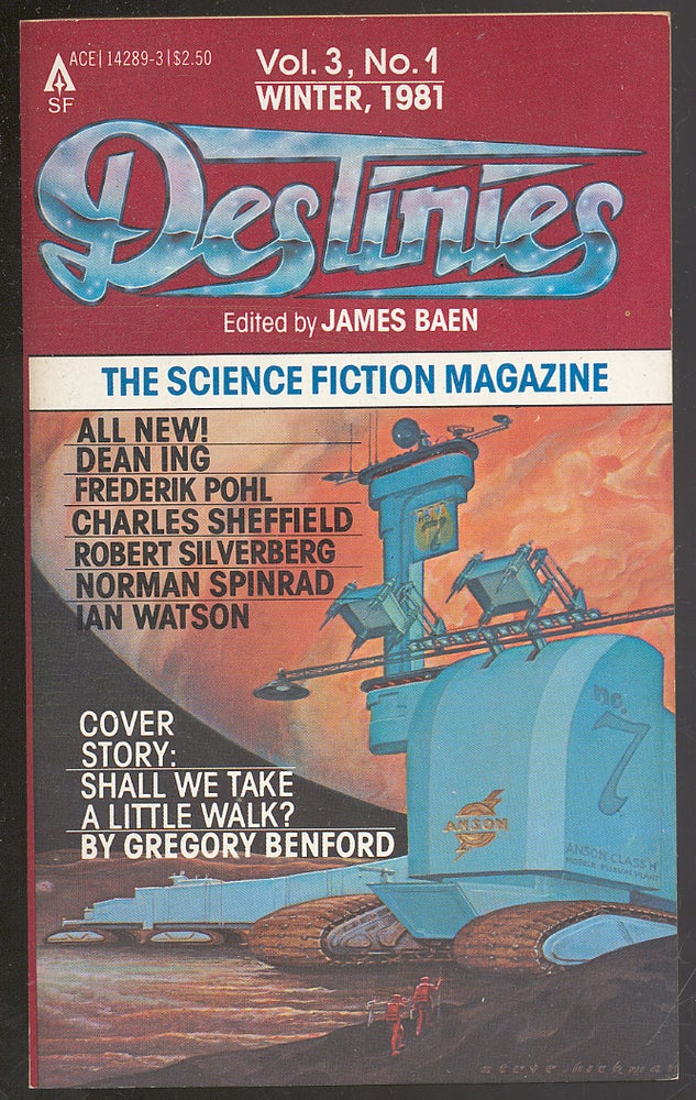 Item #306850 Destinies: Winter 1981, Vol. 3, No. 1. James BAEN.