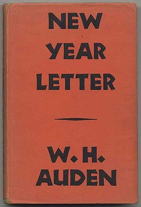 Item #307192 New Year Letter. W. H. AUDEN