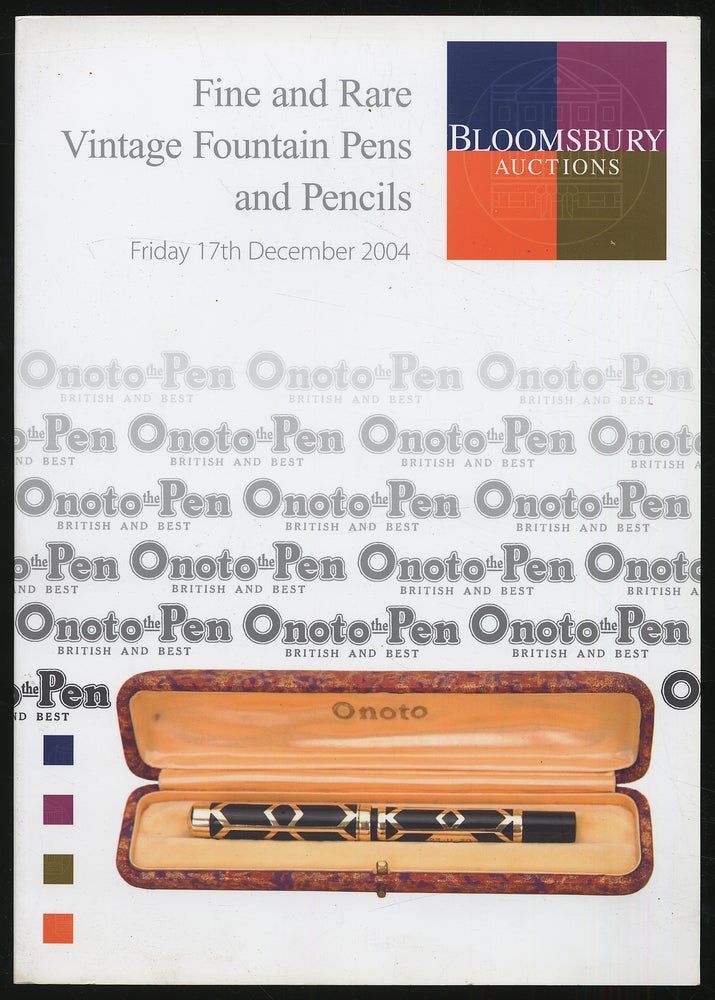Item #307209 Fine and Rare Vintage Fountain Pens and Pencils: Bloomsbury Auctions, Friday 17th December 2004