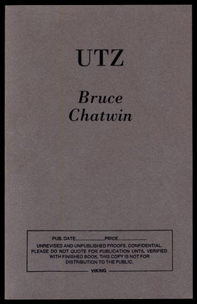 Item #307417 Utz. Bruce CHATWIN