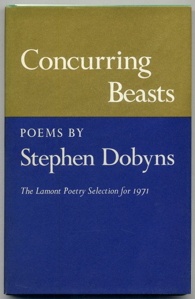 Item #307617 Concurring Beasts. Stephen DOBYNS.