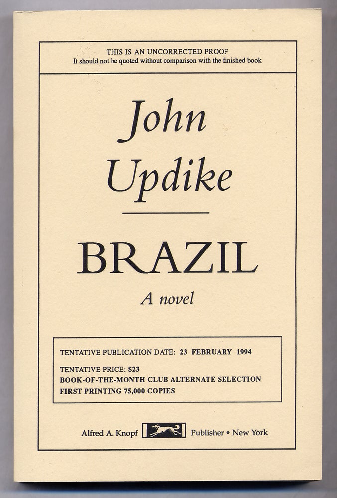 Item #307708 Brazil. John UPDIKE.