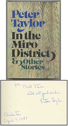 Item #307838 In the Miro District & Other Stories. Peter TAYLOR