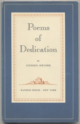 Item #307840 Poems of Dedication. Stephen SPENDER