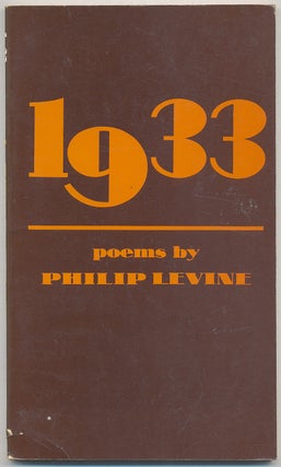 Item #307899 1933. Philip LEVINE