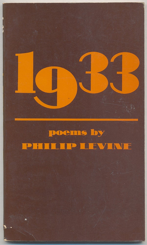 Item #307899 1933. Philip LEVINE.