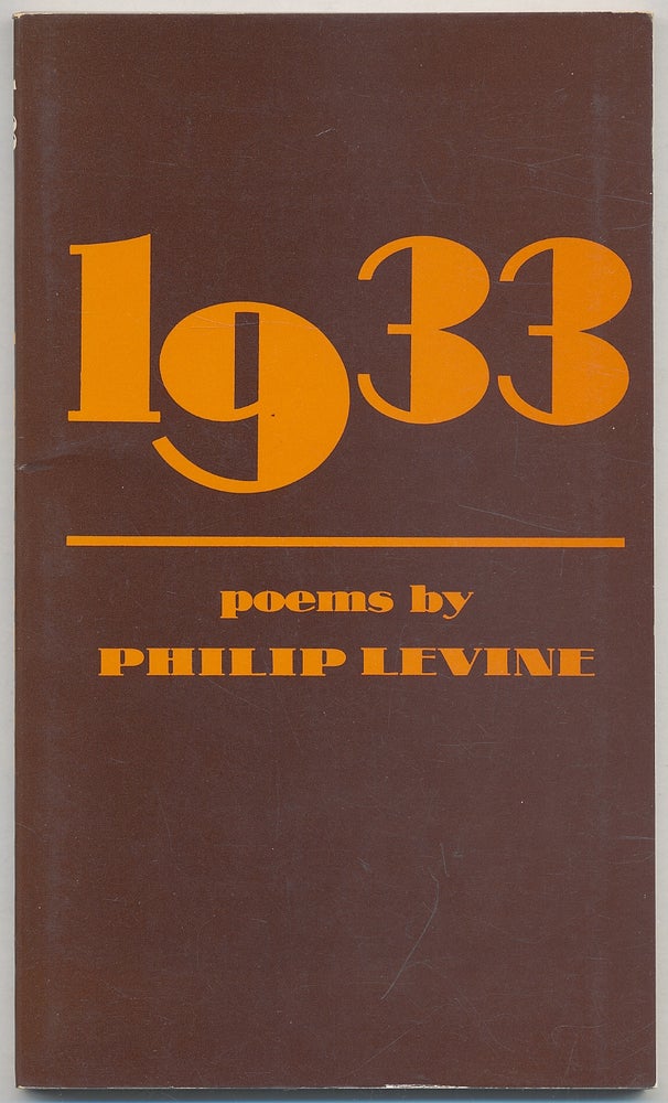 Item #307900 1933. Philip LEVINE.