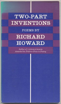 Item #308064 Two-Part Inventions. Richard HOWARD