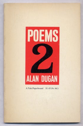 Item #309866 Poems 2. Alan DUGAN