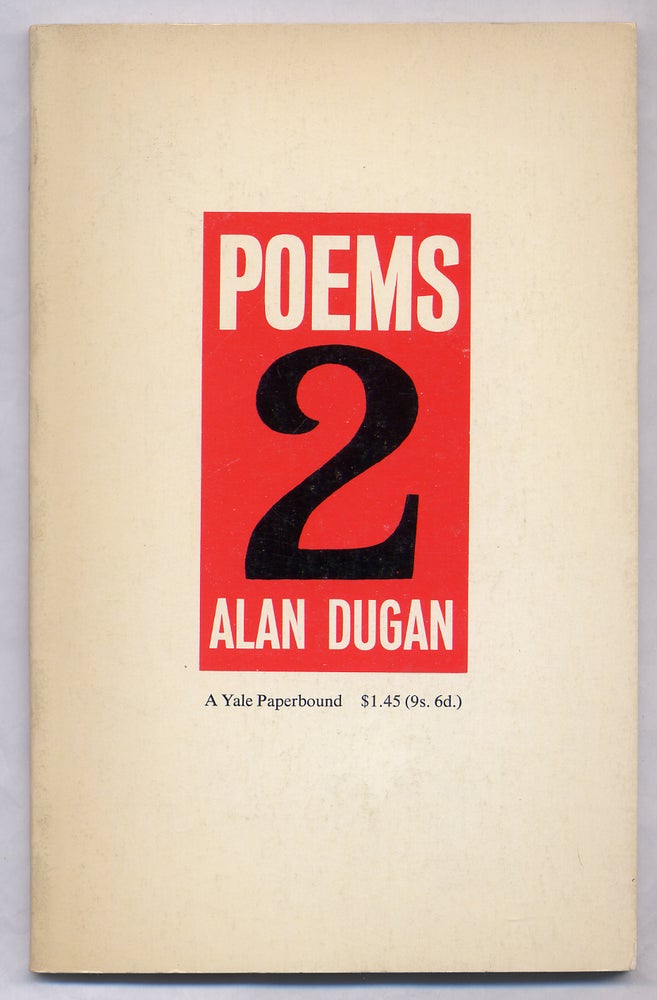 Item #309866 Poems 2. Alan DUGAN.