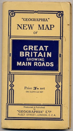Item #310038 "Geographia" New Map of Great Britain Showing Main Roads