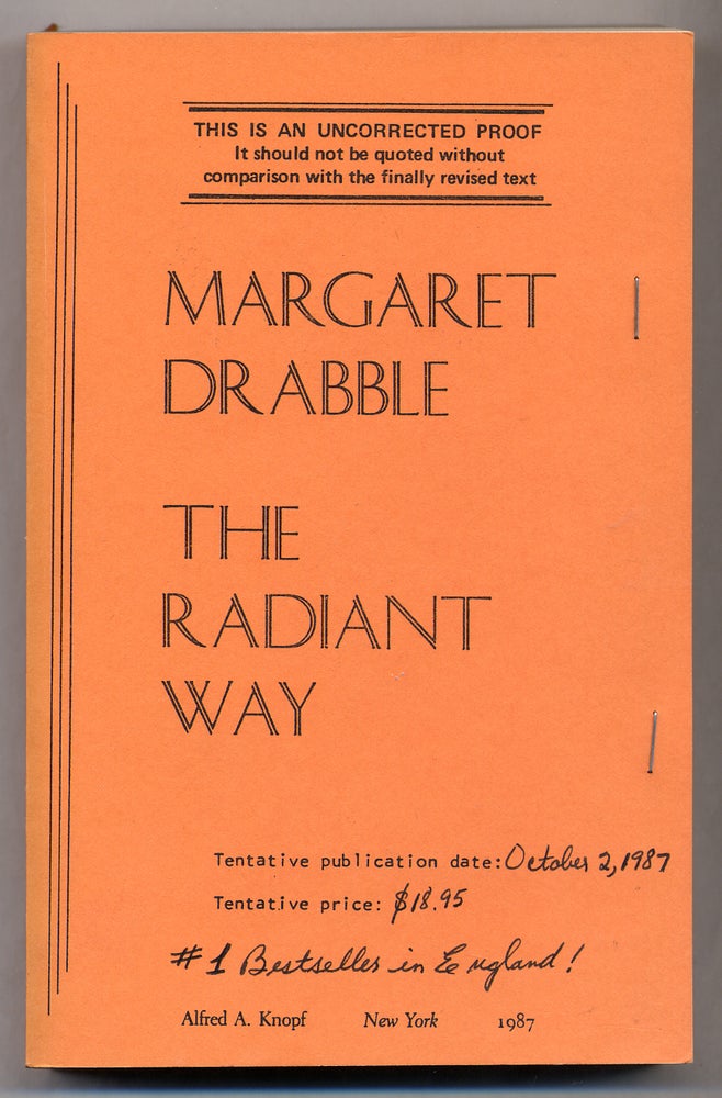 Item #310318 The Radiant Way. Margaret DRABBLE.