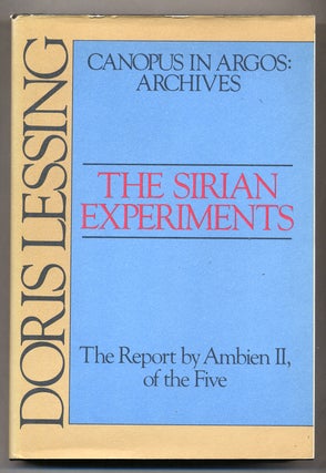 Item #310661 The Sirian Experiments. Doris LESSING