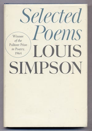 Item #311139 Selected Poems. Louis SIMPSON