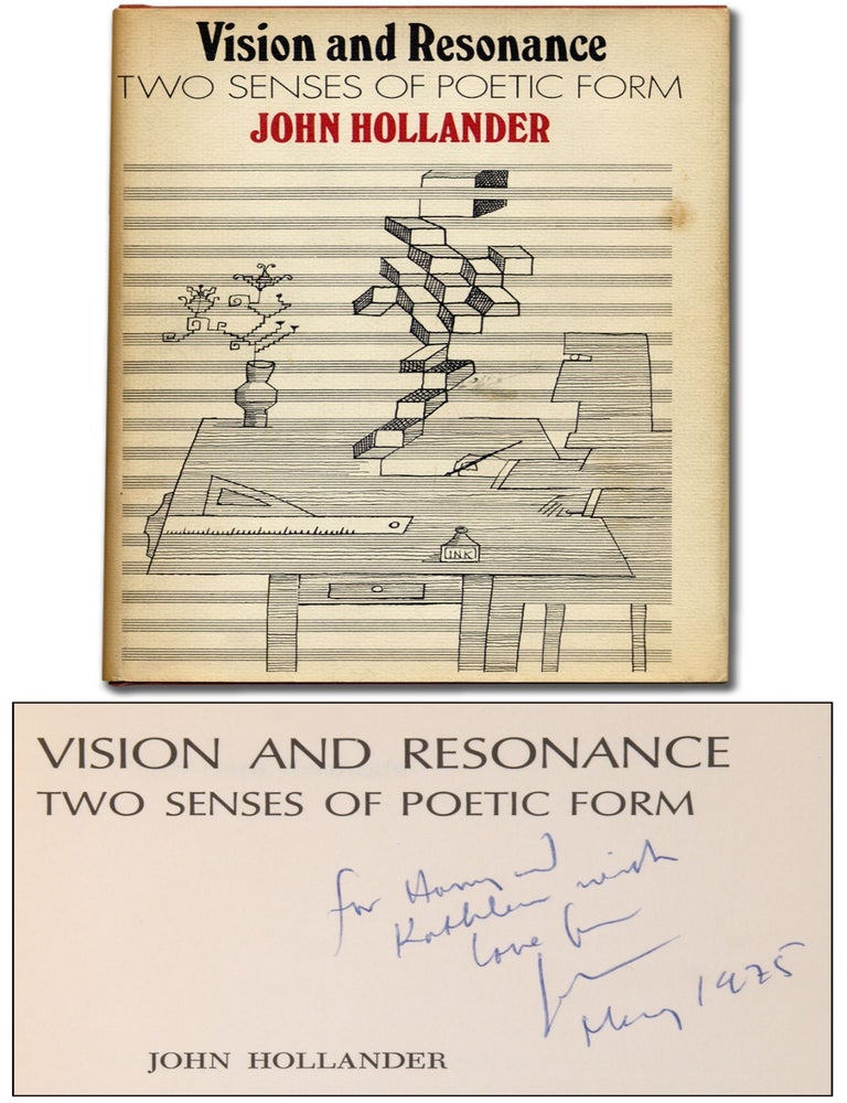 Item #311152 Vision and Resonance: Two Senses of Poetic Form. John HOLLANDER.