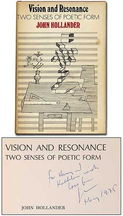 Vision and Resonance: Two Senses of Poetic Form. John HOLLANDER.